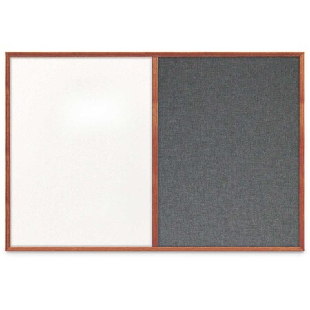 United Visual Products Slim Style Indoor Enclosed Corkboard, 30 UV503SC-BRONZE-PEARL